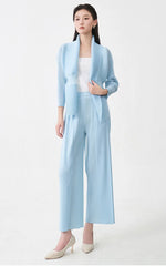 Luxury Micro-Pleat Two-Piece