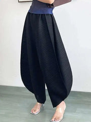 Plissé Unique Pull-On Pants