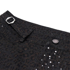 Men's Luxury Leopard Wide-Leg Pants