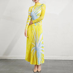 Luxury Plissé Skirt Set