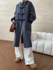 Women's Classic Wool Blend Duffel Coat