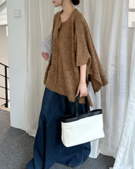 Luxury Knitted Poncho Sweater