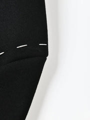 Luxurious Topstitch Oversized Coat