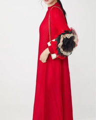 Formal Travel Plissé Dress