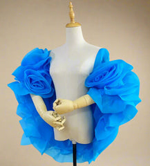 Couture Glamorous Floral Cape