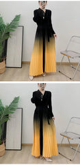 Plissé Ombre Lightweight Coat