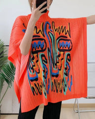 Luxury Pleated Tunic Top