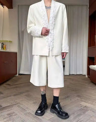 Baggy Fit Men's Short Suit Set