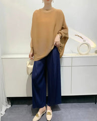 Luxury Pleats Batwing Top