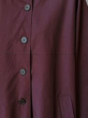 Oversized Cotton Trench Coat