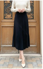Elegant Fluid Plisse Skirt