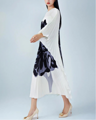 Luxury Pleated Caftans Dress