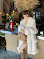 Women's Long Warm Faux Fur Coat