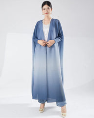 Luxury Flowing Plisse Duster