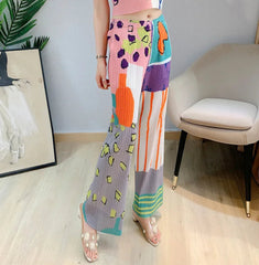 Luxury Leisurewear Plissé Pants Set