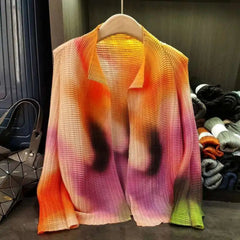 Unique Luxury Pleated Cardigan