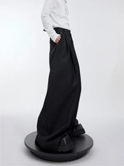 Men's Luxury Streetwear Pleated Wide Leg Pants