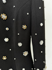 Luxury Crystal Embellished Maxi Dress