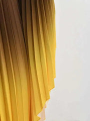 Elegant Kaftan Pleated Resort Dress