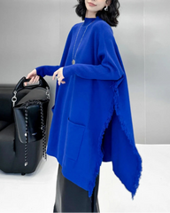 Luxury Oversized Poncho Sweater