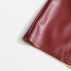 Luxury High-Waist Grommet Skirt