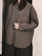 Thick Pleated Quilted Jacket