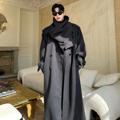 Men's Luxurious Oversized Long Wool Coat