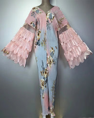 Luxury Plissé Formal Kaftan