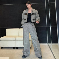 Couture Men's Crop Jacket & Wide Leg Pant