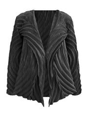 Luxe Truly Plissé Pleated Jacket