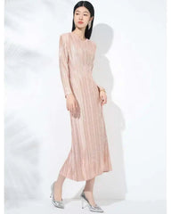 Luxury Pleated Cocktail Dress