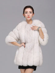 Women's Cozy Luxury Faux Fur Coat – Warm & Stylish