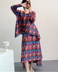 Luxury Essential Pleats Skirt Set