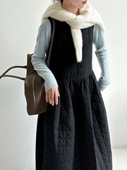 Luxury Quilted Layering Dress