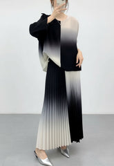Pleated Couture Skirt Set