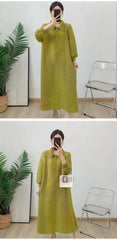 Luxury Plissé Oversized Dress