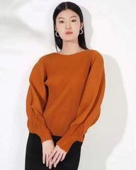 Luxury Plissé Pleats Top