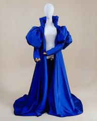 Floor-Length Opera Coat Gown