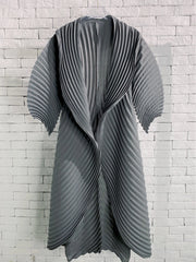 Truly Pleated Plisse Coat
