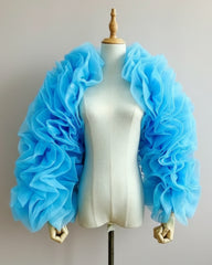 Luxury Ruffle Sleeve Bolero