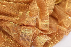 Glimmer Sequin Ruffled Skirt