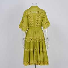 Luxe Butterfly Embroidered Top & Skirt
