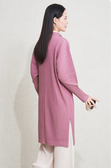 Luxury Pleated Cardigan Coat