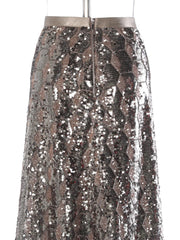 Luxury Honeycomb Sequin Skirt