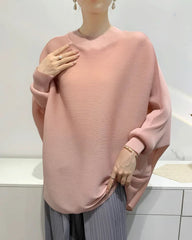 Luxury Pleats Batwing Top