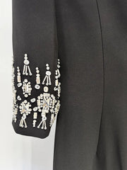 High Neck Embellished Formal Dress