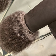 Couture Sheepskin & Fox Fur Jacket