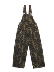Men's Harajuku Streetwear Leopard Overalls