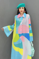 HEYFANCYSTYLE Ruffled Pastel Dress