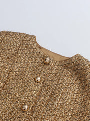 Luxury Tweed Peplum Jacket